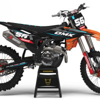 Dirt Bike Graphics Kit For KTM All Models Instinct Orange Black