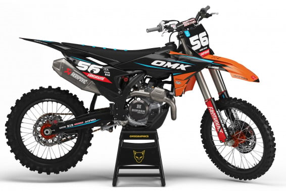 Dirt Bike Graphics Kit For KTM All Models Instinct Orange Black