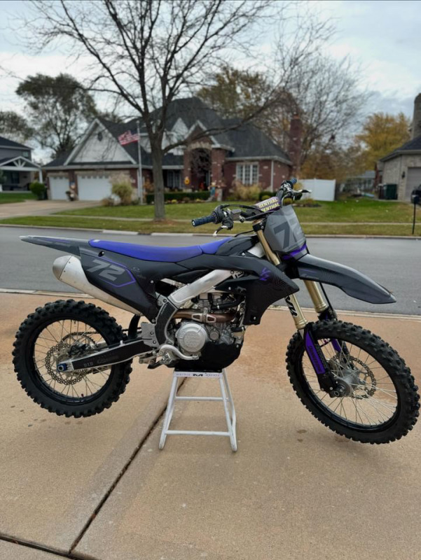 yamaha yz450f upgrade with custom dirt bike graphics