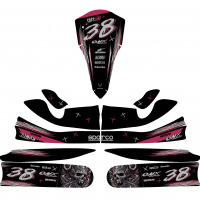 Custom Go Kart Graphics Kit Hellthorn Layout