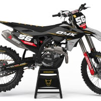 GasGas Motocross Graphics Kit Instinct Grey