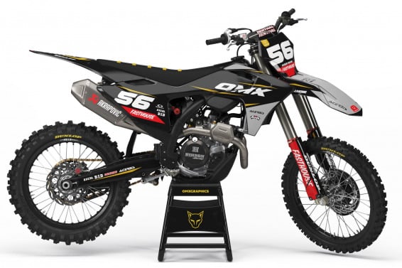 GasGas Motocross Graphics Kit Instinct Grey