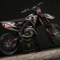 Honda XR Dirt Bike Graphics Kit - 21mil Thick Gloss Laminated Decals - USA Made