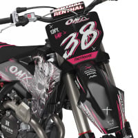 Husqvarna TC FC TE Mx Graphics Hellthorn Front