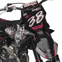 KTM SX SXF Mx Graphics Hellthorn Front