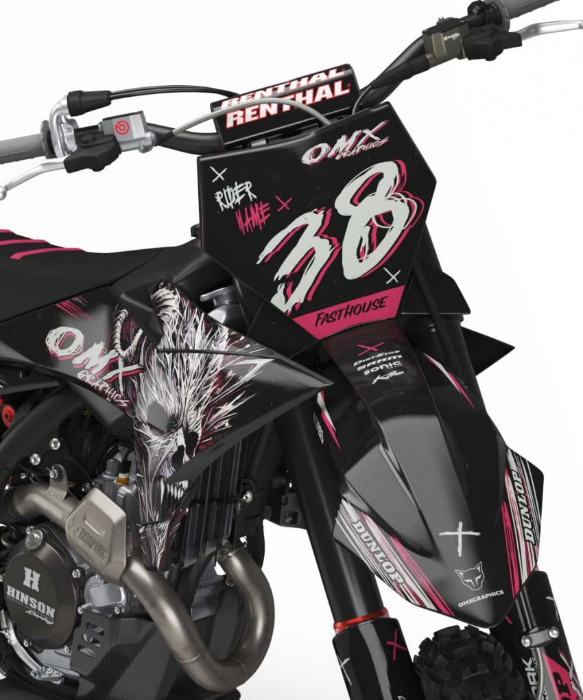 KTM SX SXF Mx Graphics Hellthorn Front