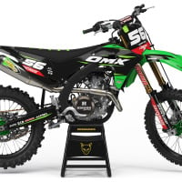 Kawasaki Motocross Graphics Kit Instinct Green