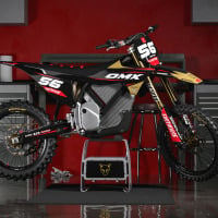 Stark Varg Motocross Graphics Kit Instinct Black Gold Photo