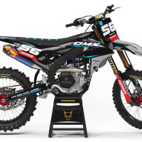 Yamaha Motocross Graphics Kit Instinct Grey