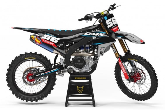 Yamaha Motocross Graphics Kit Instinct Grey