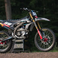 Yamaha Motocross Graphics Kit Instinct Grey Photo