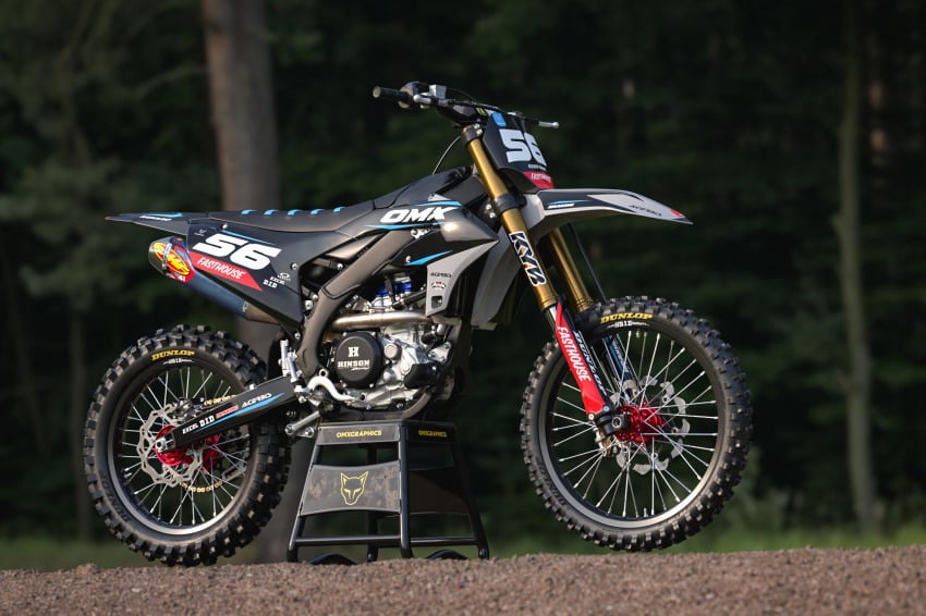 Yamaha Motocross Graphics Kit Instinct Grey Photo