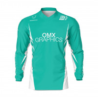 Motocross Jersey in Teal Color CORSA