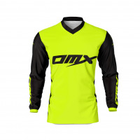 Motocross Jersey in Neon Lime Color Front Side CHIMERA