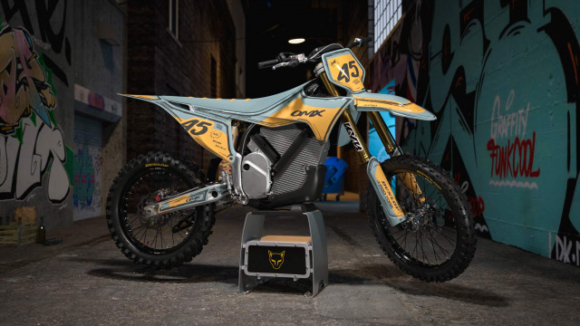 Mx Graphics for Stark Varg Dirt Bike TOON Sand and Grey Promo