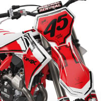 Mx Graphics for GasGas Dirt Bike All Models TOON Front