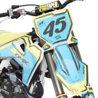 Mx Graphics for Husqvarna Dirt Bike All Models TOON Front