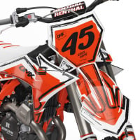 Mx Graphics for KTM Dirt Bike All Models TOON Front