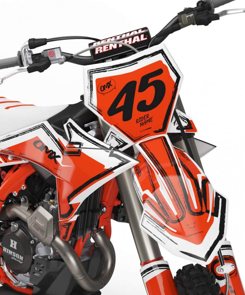 Mx Graphics for KTM Dirt Bike All Models TOON Front