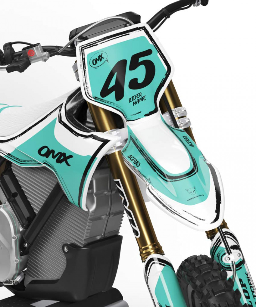 Mx Graphics for Stark Varg Dirt Bike TOON Front