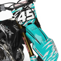 Honda Dirt Bike Graphics for MX Bikes Ripcore 2 Fron