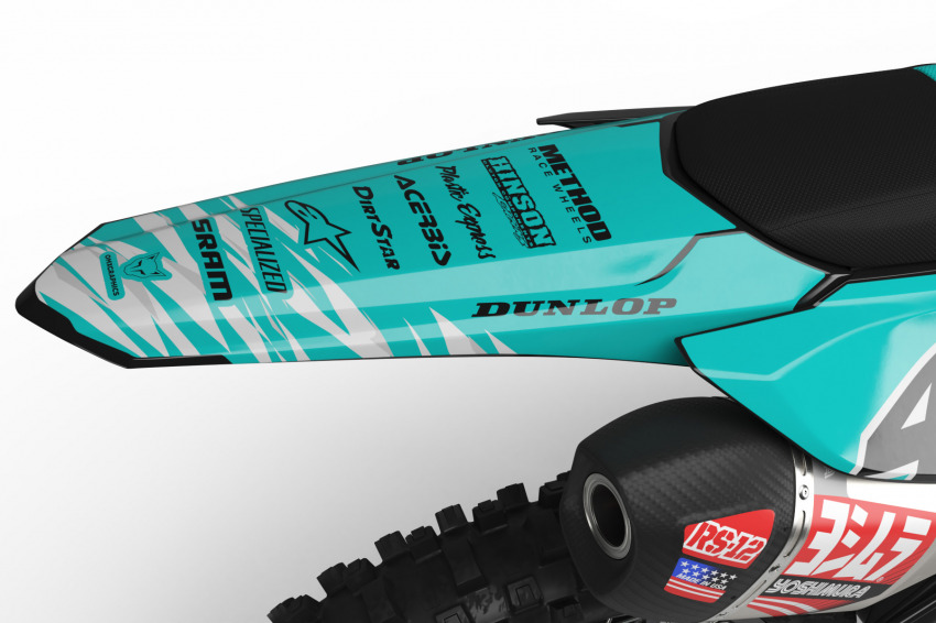 Honda Dirt Bike Graphics for MX Bikes Ripcore 2 Tail