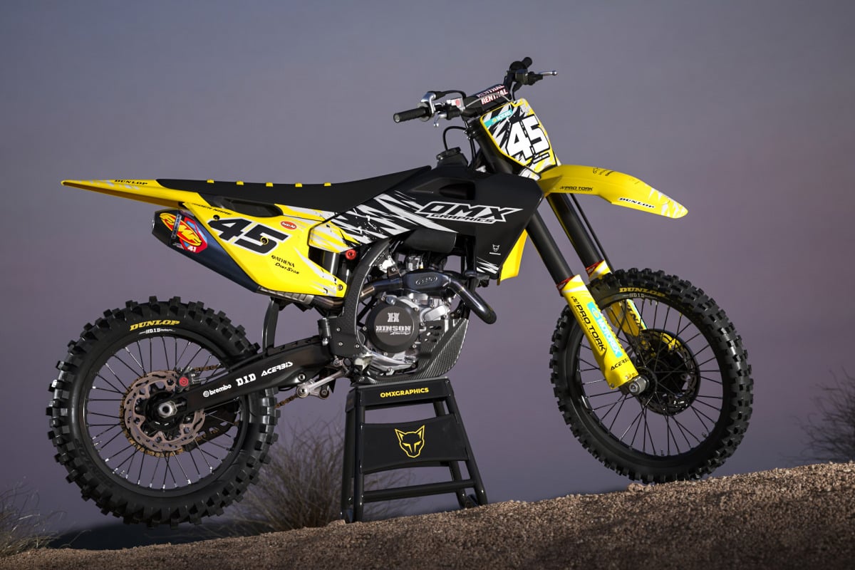 Husqvarna Dirt Bike Graphics for MX Bikes Ripcore Promo