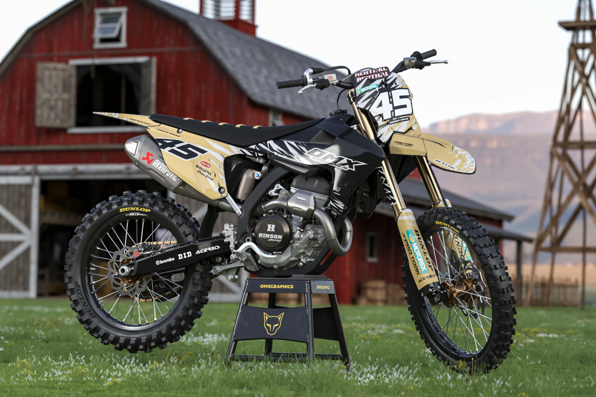Motocross Graphics for Triumph Dirt Bike Ripcore Promo