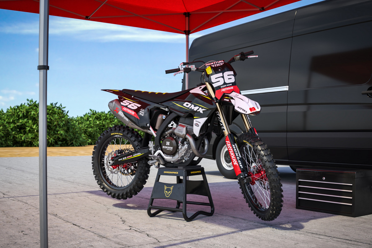 Triumph Dirt Bike Graphics Kit Instinct Promo