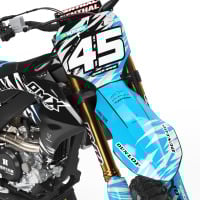 Yamaha Dirt Bike Graphics for MX Bikes Ripcore Front
