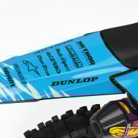 Yamaha Dirt Bike Graphics for MX Bikes Ripcore Tail