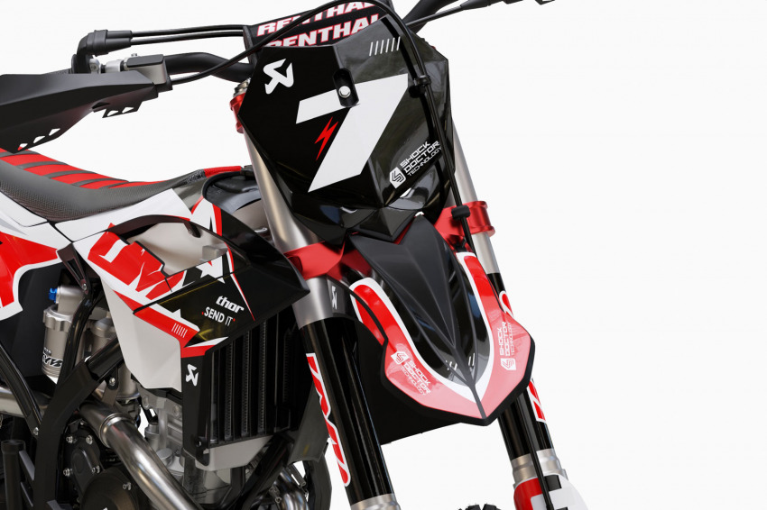 Dirt Bike Graphics for Beta Thunder Front