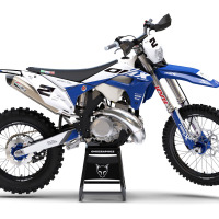 Dirt Bike Graphics for Sherco Corsa Blue