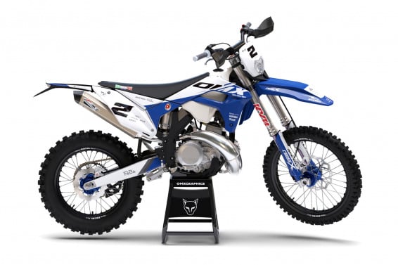 Dirt Bike Graphics for Sherco Corsa Blue