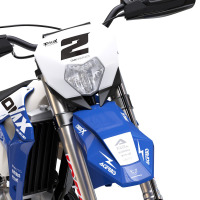 Dirt Bike Graphics for Sherco Corsa Blue Front