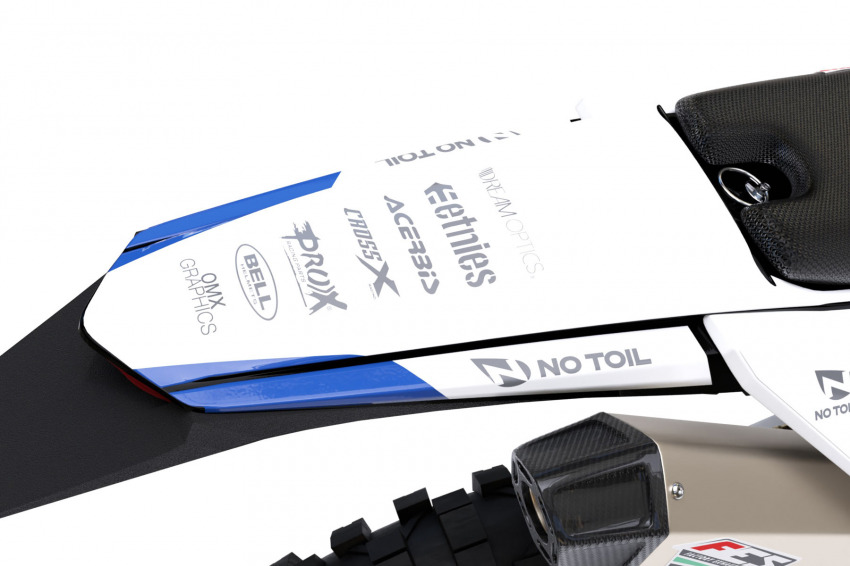 Dirt Bike Graphics for Sherco Corsa Blue Tail