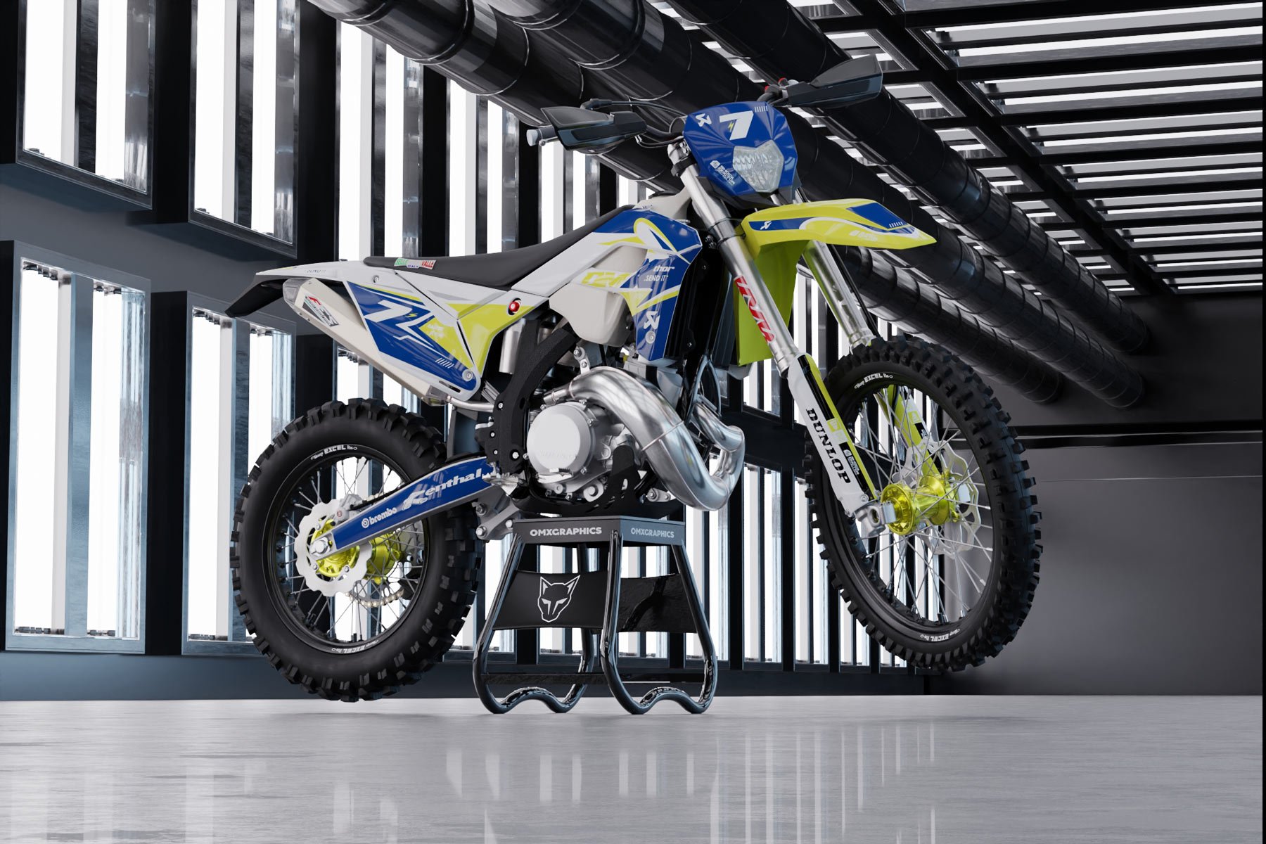 Dirt Bike Graphics for Sherco Thunder Promo