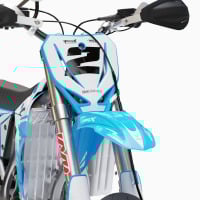 Dirt Bike Graphics for TM Racing Corsa Front