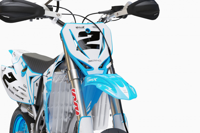 Dirt Bike Graphics for TM Racing Corsa Front