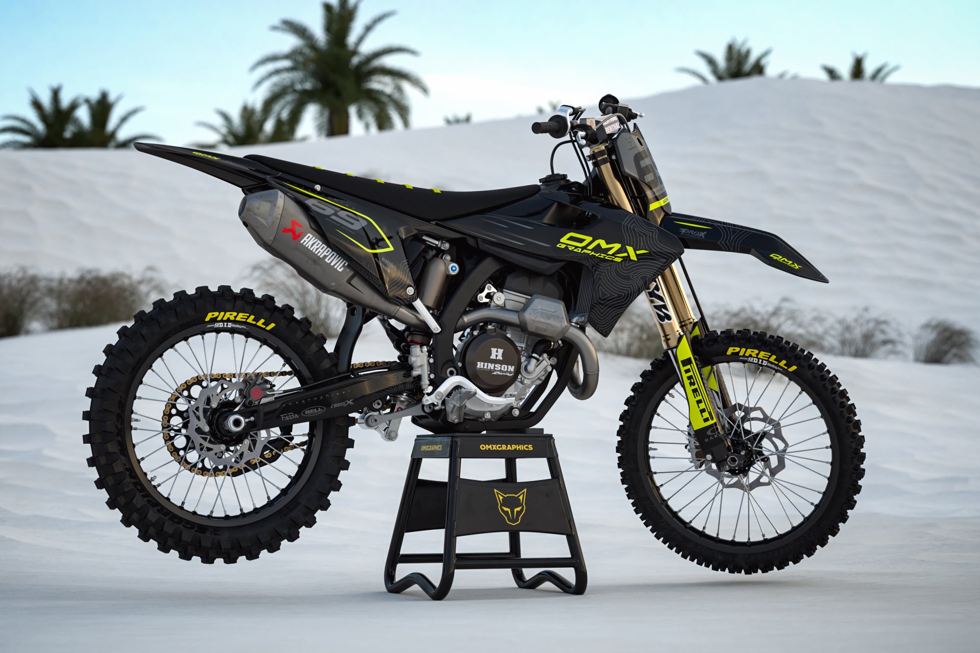 Dirt Bike Graphics for Triumph MX Avenger Promo