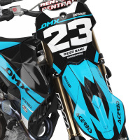 Dirt Bike Graphics for Triumph MX Bandit Front