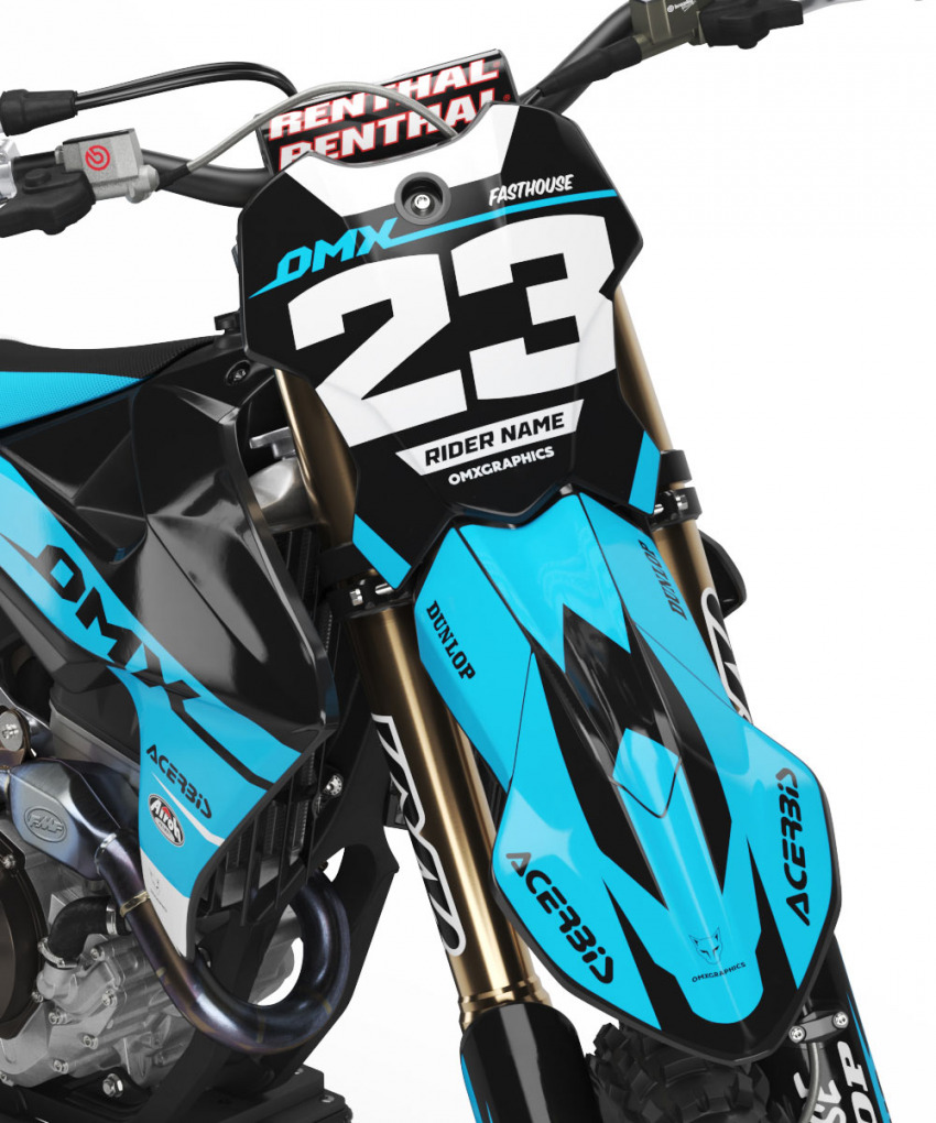 Dirt Bike Graphics for Triumph MX Bandit Front