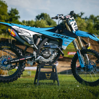 Dirt Bike Graphics for Triumph MX Bandit Promo