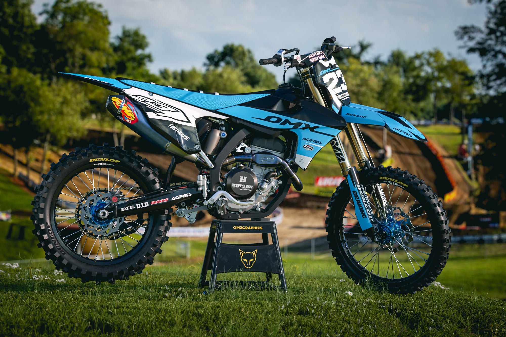 Dirt Bike Graphics for Triumph MX Bandit Promo