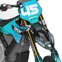 Graphics Kit for Stark Varg Bike Pixel Blue Front