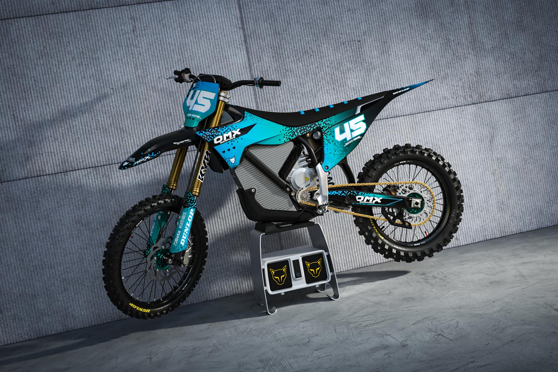 Graphics Kit for Stark Varg Bike Pixel Blue Promo