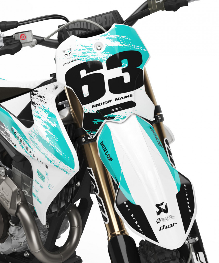 Graphics Kit for Triumph Dirt Bike Hangout Front
