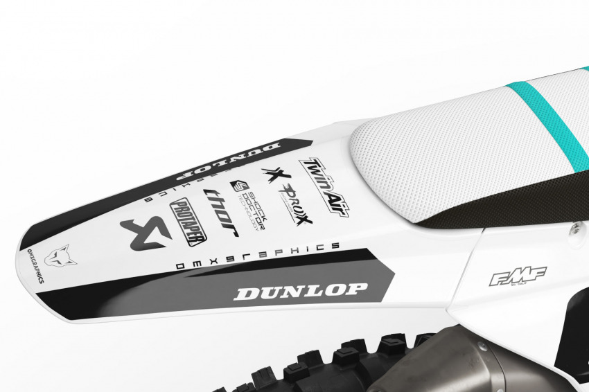 Graphics Kit for Triumph Dirt Bike Hangout Tail