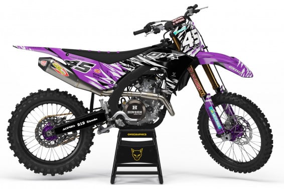 Kawasaki Dirt Bike Graphics Kit Ripcore 2