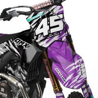 Kawasaki Dirt Bike Graphics Kit Ripcore 2 Front